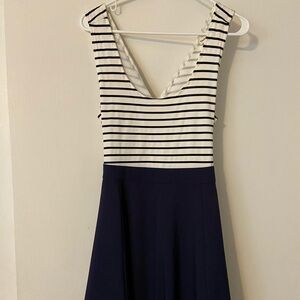 Blue and White Striped Dress!